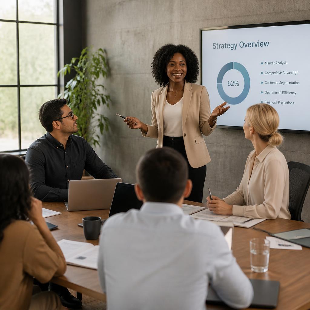 Instagram post: Team meeting communication tip.